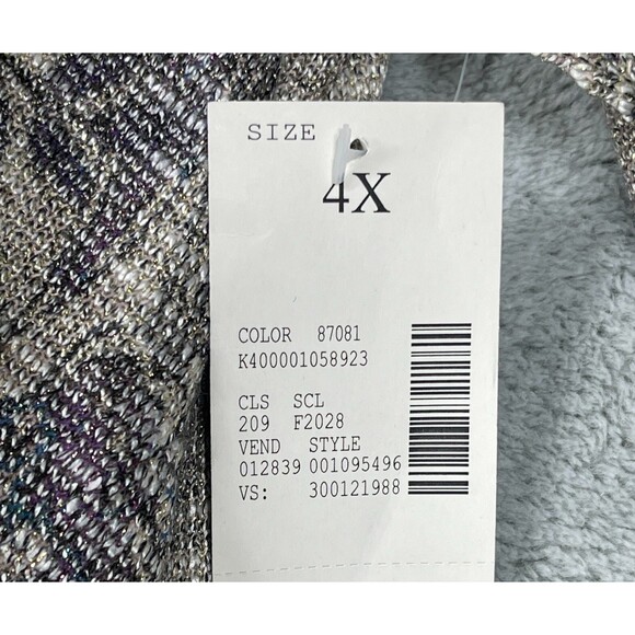 Catherines Top Womens Plus Size 4X Blouse Rhinestones Whimsigoth Bohemian Boho - Picture 8 of 15